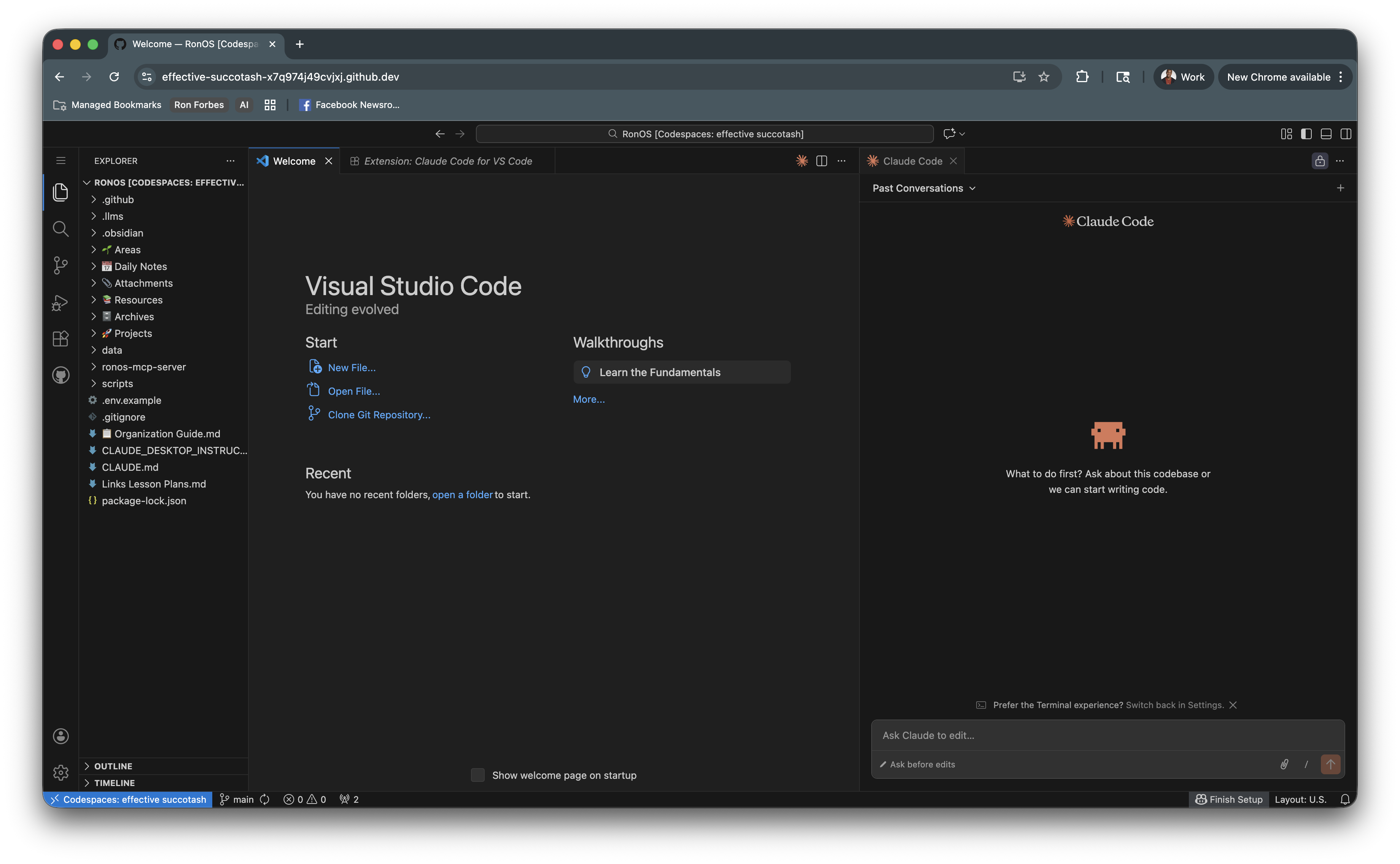VS Code with Claude Code