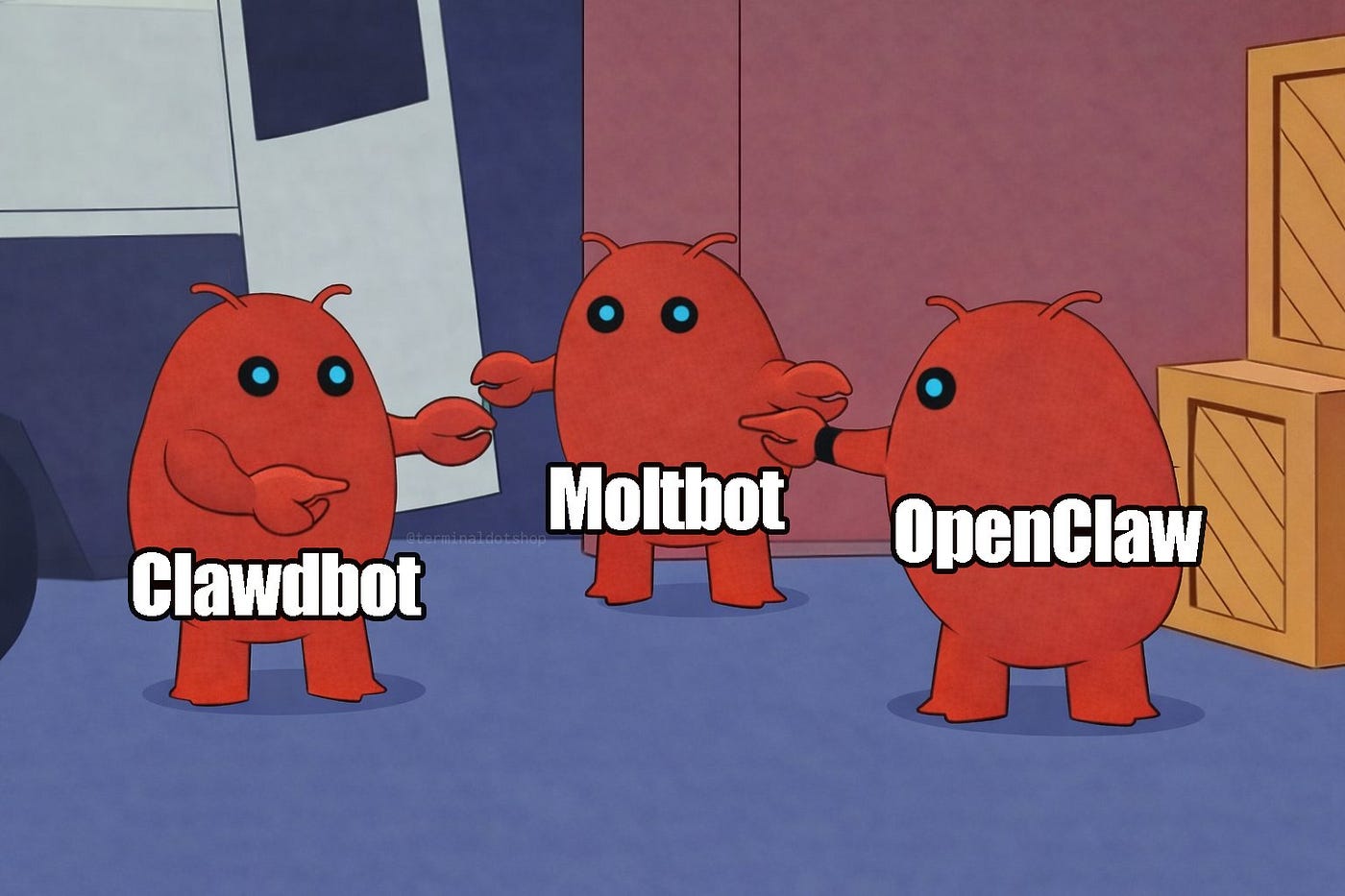 Clawdbot Moltbot OpenClaw meme